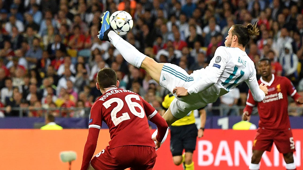 Watch Gareth Bale's unbelievable bicycle kick ' 2017-18 UEFA Champions League Final Highlights