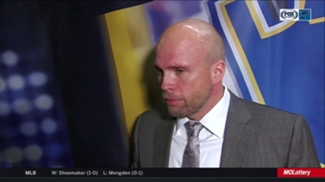 Mike Yeo says decision to pull Jake Allen 'was not about him'