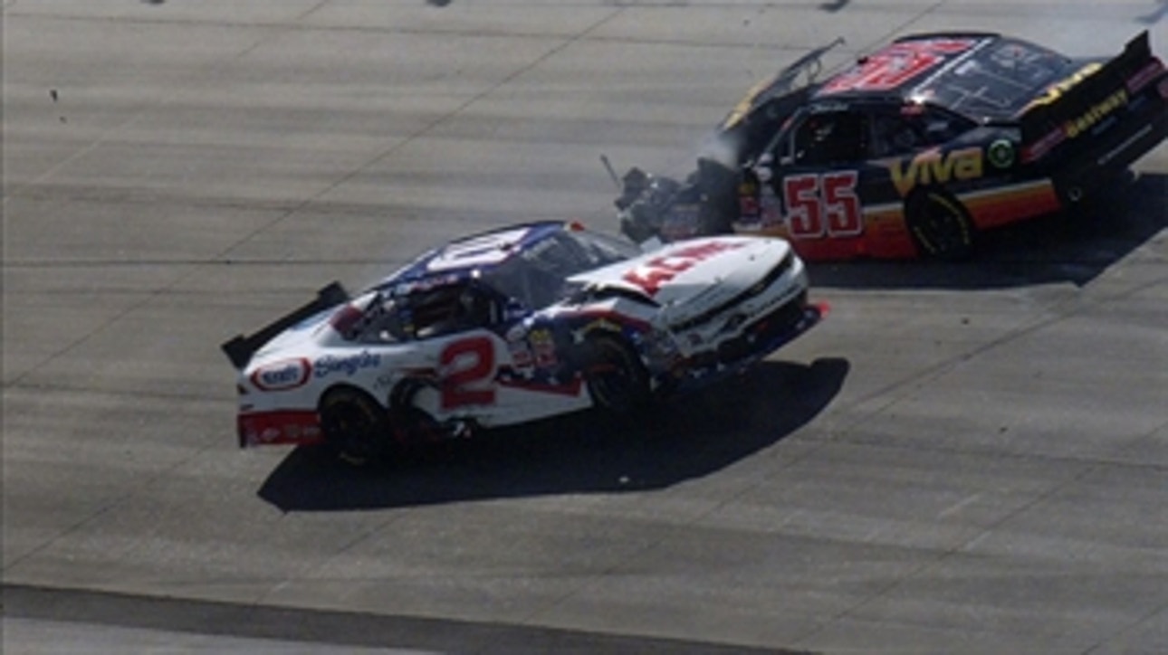 NXS: Brian Scott and Jamie Dick Involved in Huge Wreck - Dover 2015