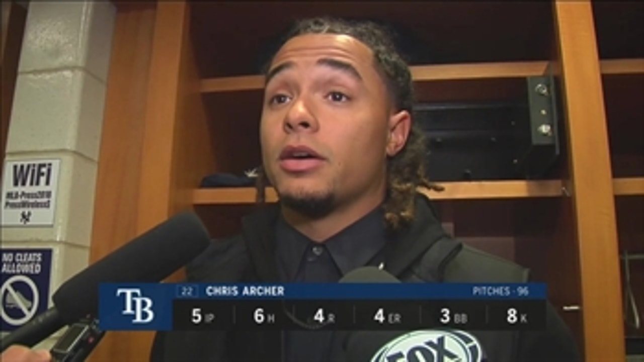 Chris Archer on keeping warm, his start Tuesday