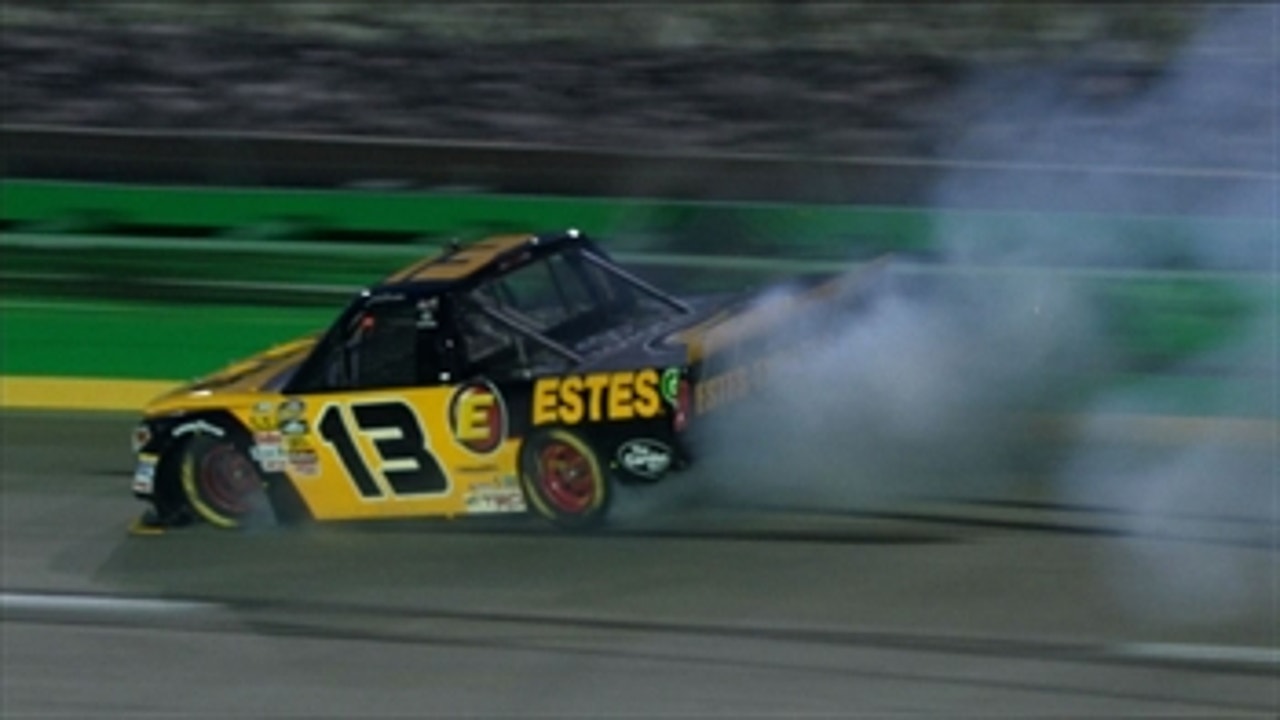 TRUCKS: Jeb Burton Smacks Wall - Kentucky 2014