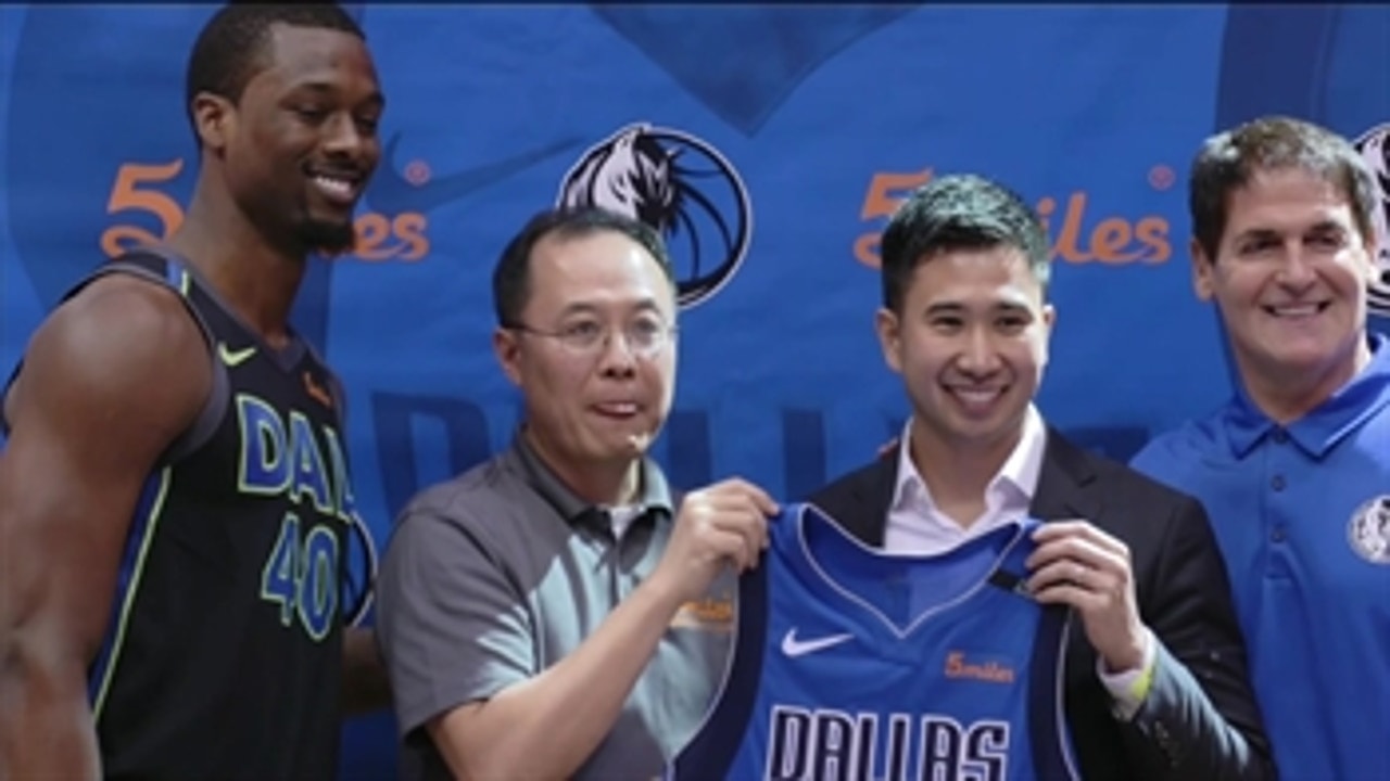 Dallas mavericks jersey store sponsor