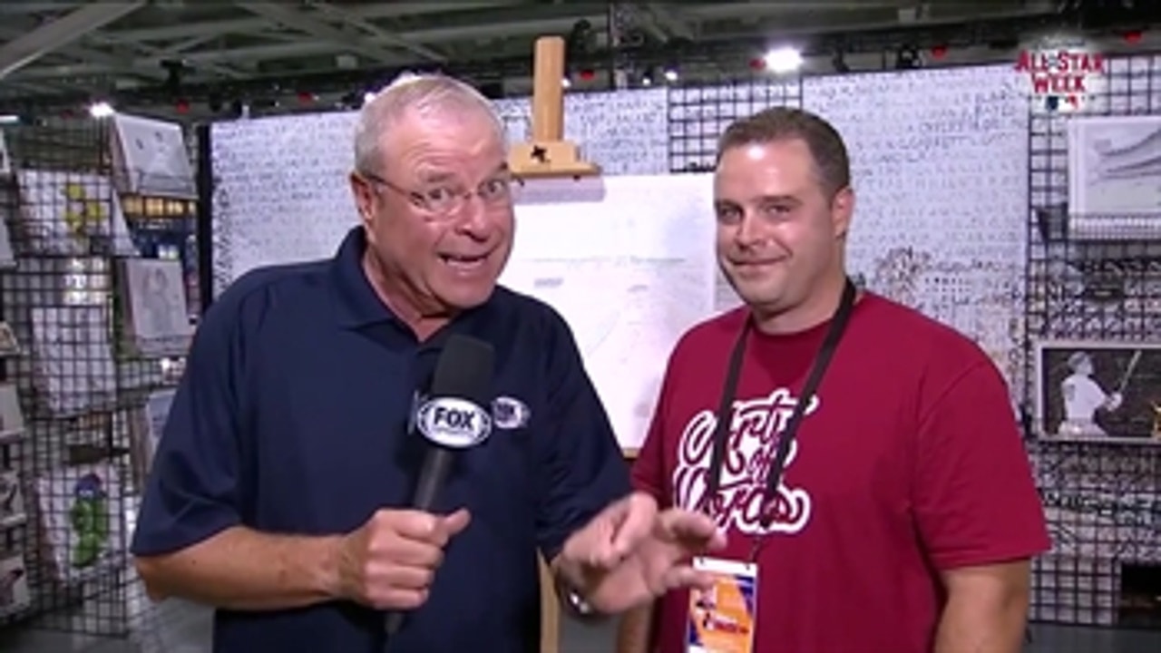 Baseball artist Dan Duffy shares his work with Bruce Drennan