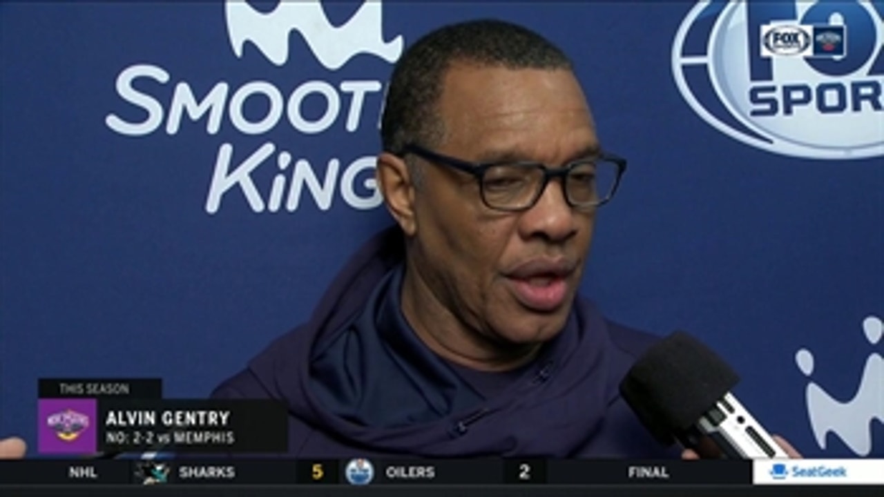 Alvin Gentry talks about ball movement in loss to Grizzlies