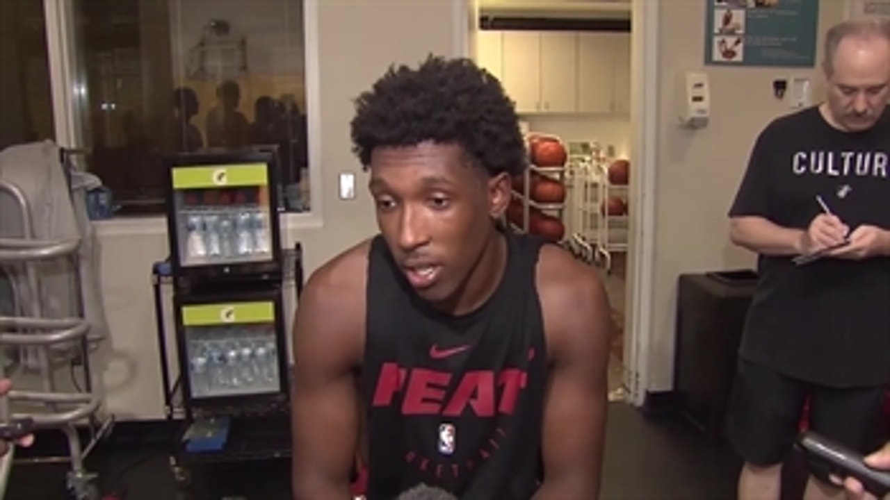 Heat's Josh Richardson says he is continuing to feel better