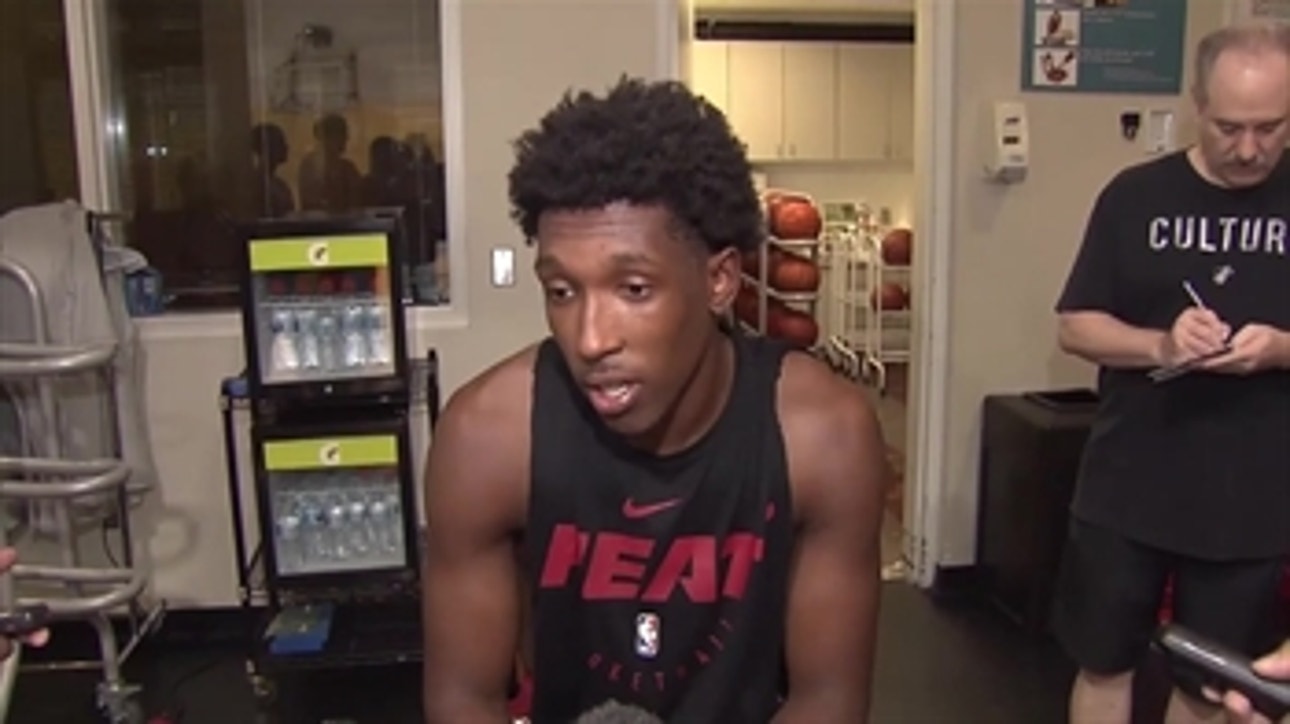 Heat's Josh Richardson says he is continuing to feel better