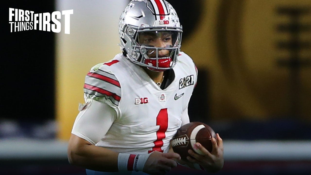 James Laurinaitis: I think Justin Fields is best QB in 2021 NFL Draft Class | FIRST THINGS FIRST