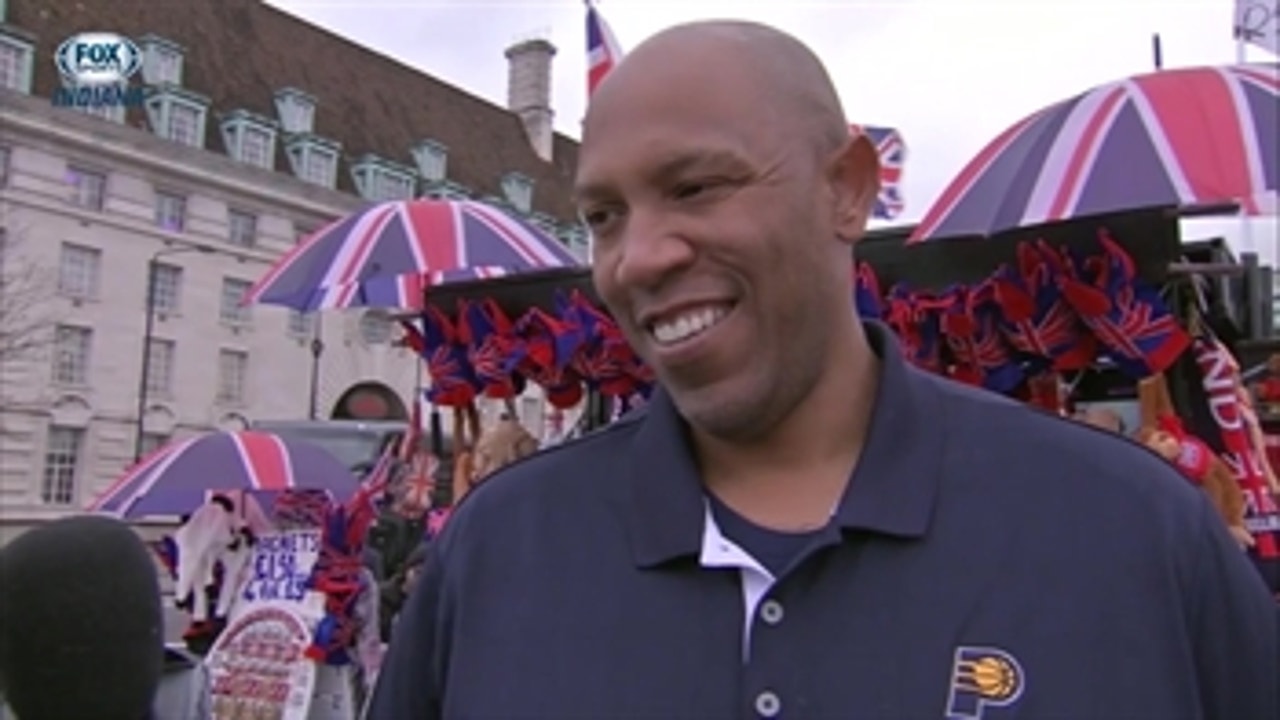Pacers assistant Popeye Jones on London sightseeing
