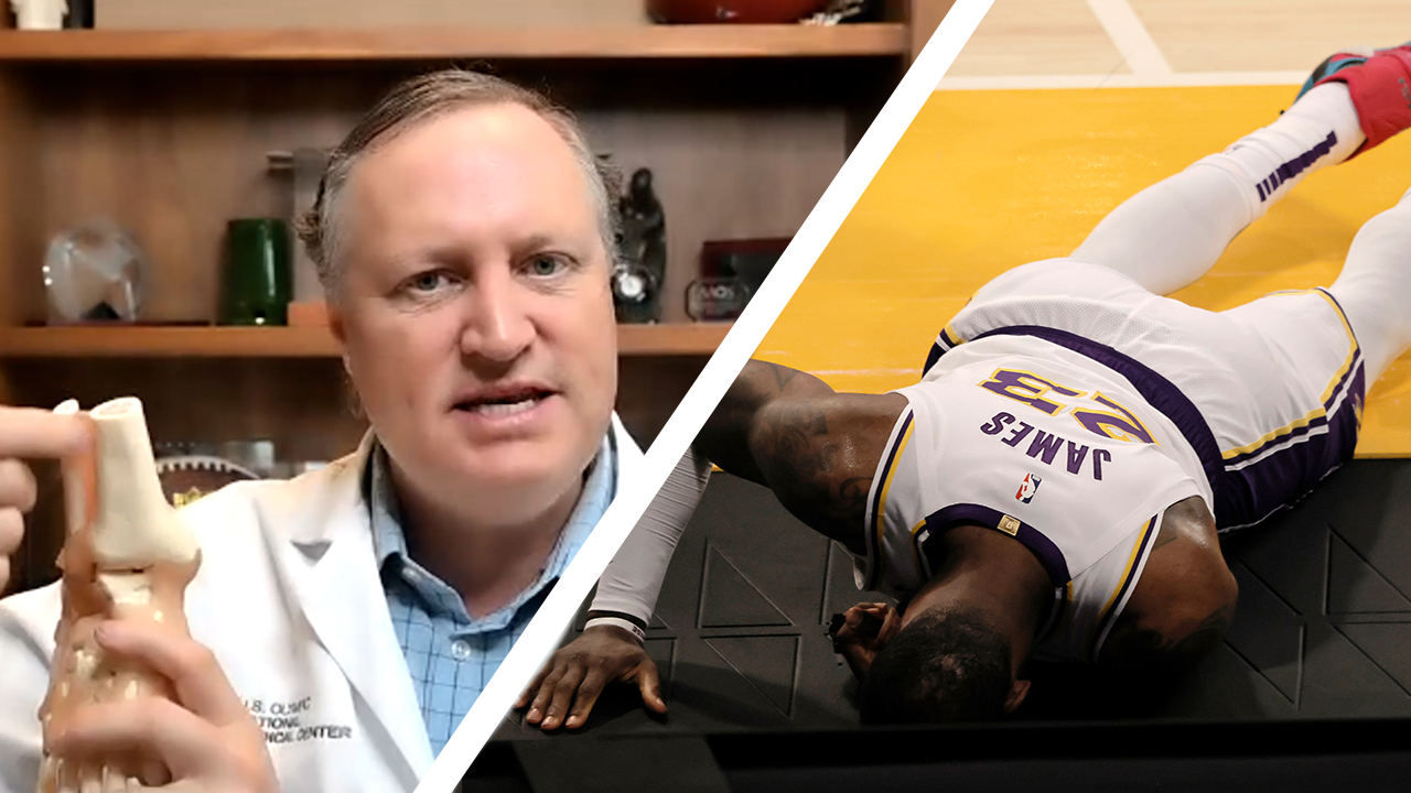 LeBron James’ ankle injury — how severe is it and when will he be back? | DR. MATT