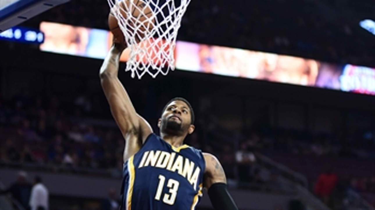 Paul George happy to get off the schneid