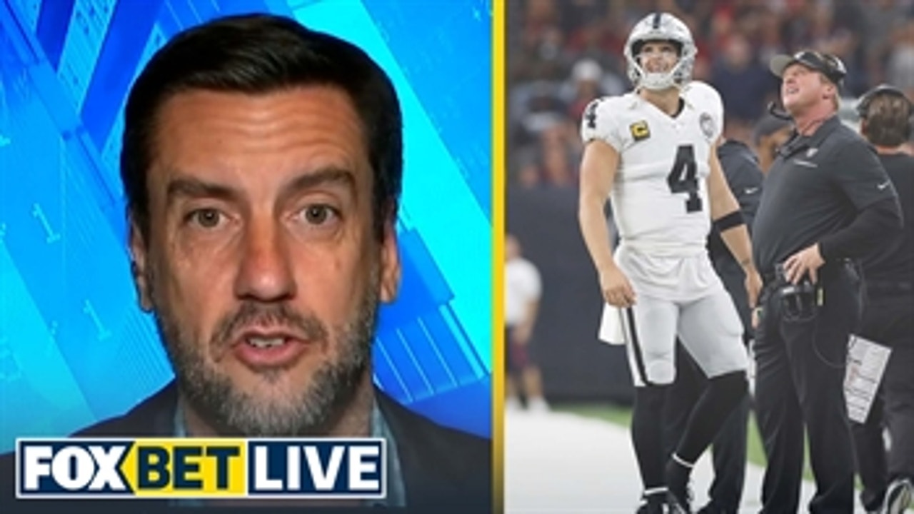Clay Travis is picking the Raiders to go under 7.5 wins this season | FOX BET LIVE