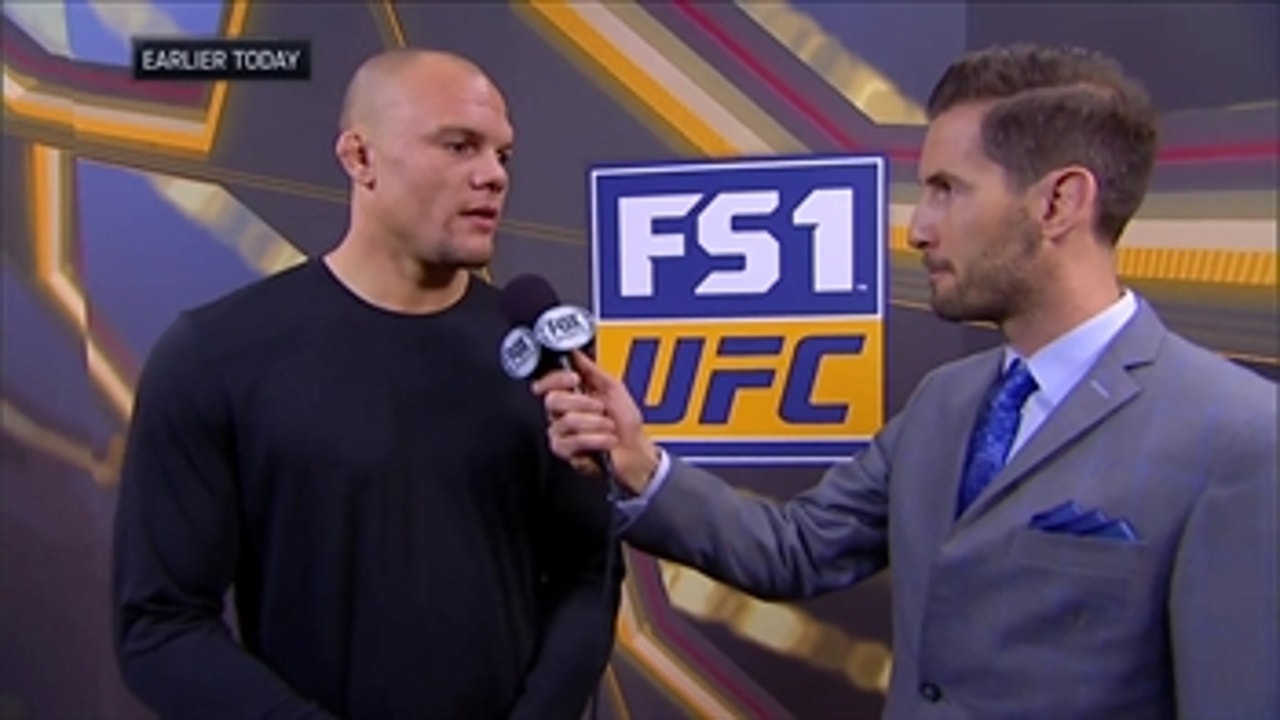 Anthony Smith talks to John Gooden after making weight ' INTERVIEW ' WEIGH-INS ' UFC FIGHT NIGHT
