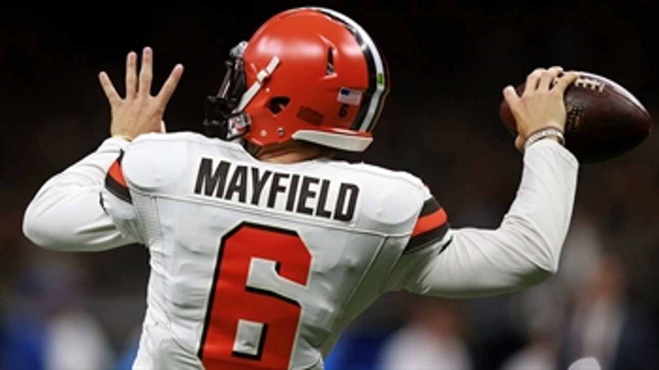 Colin Cowherd on if Baker Mayfield will start tonight against Jets: 'We should be on Baker watch'