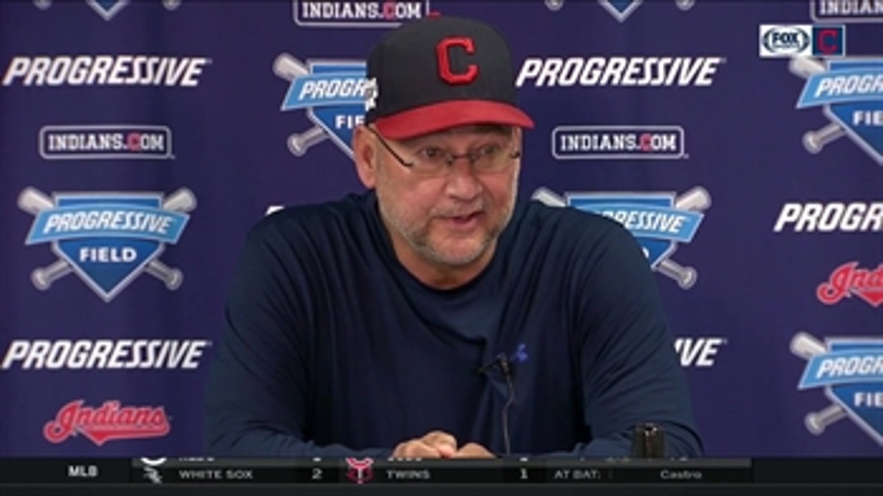 Terry Francona was pleased to see Civale get so deep into the game