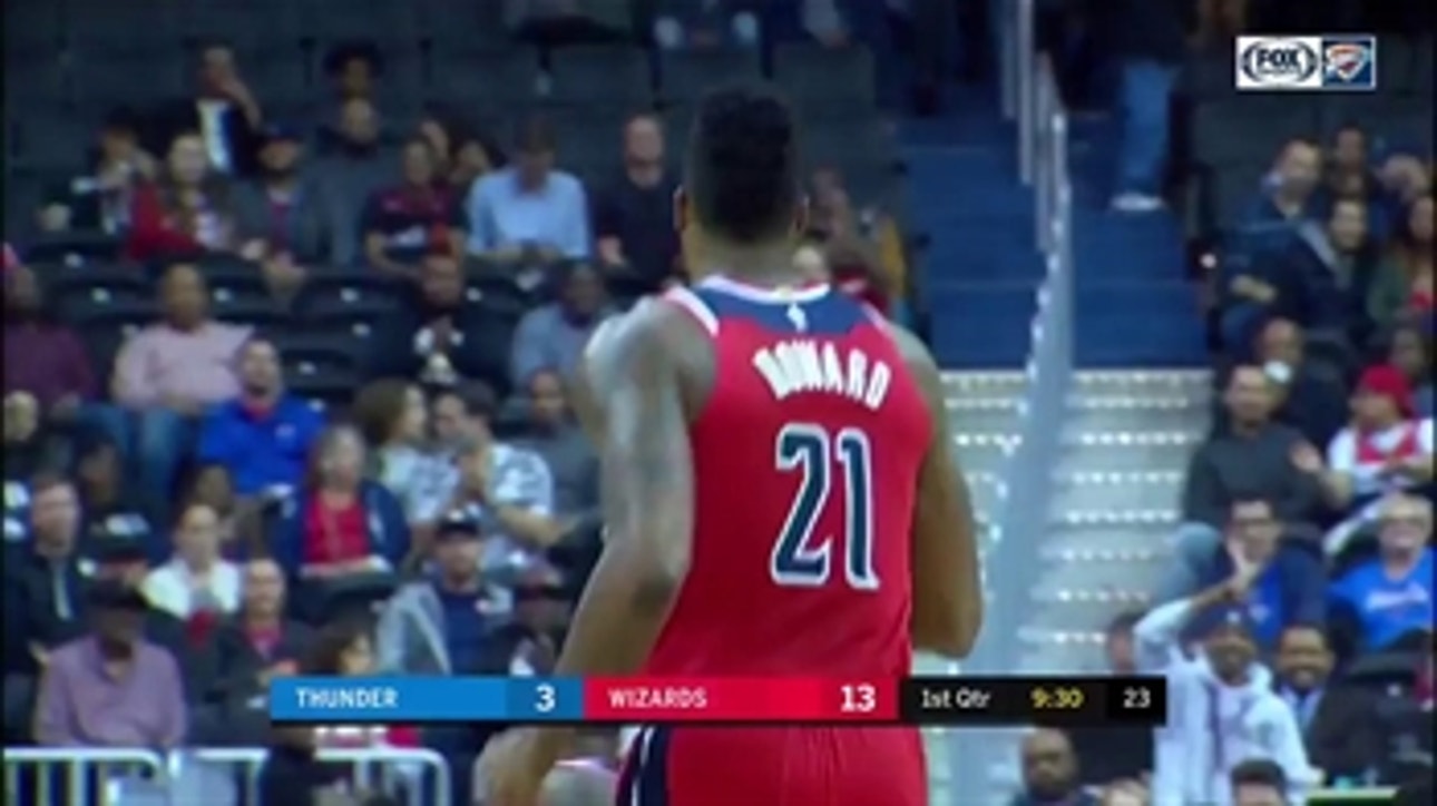 HIGHLIGHTS: Jerami Grant has a night, Thunder rout Wizards