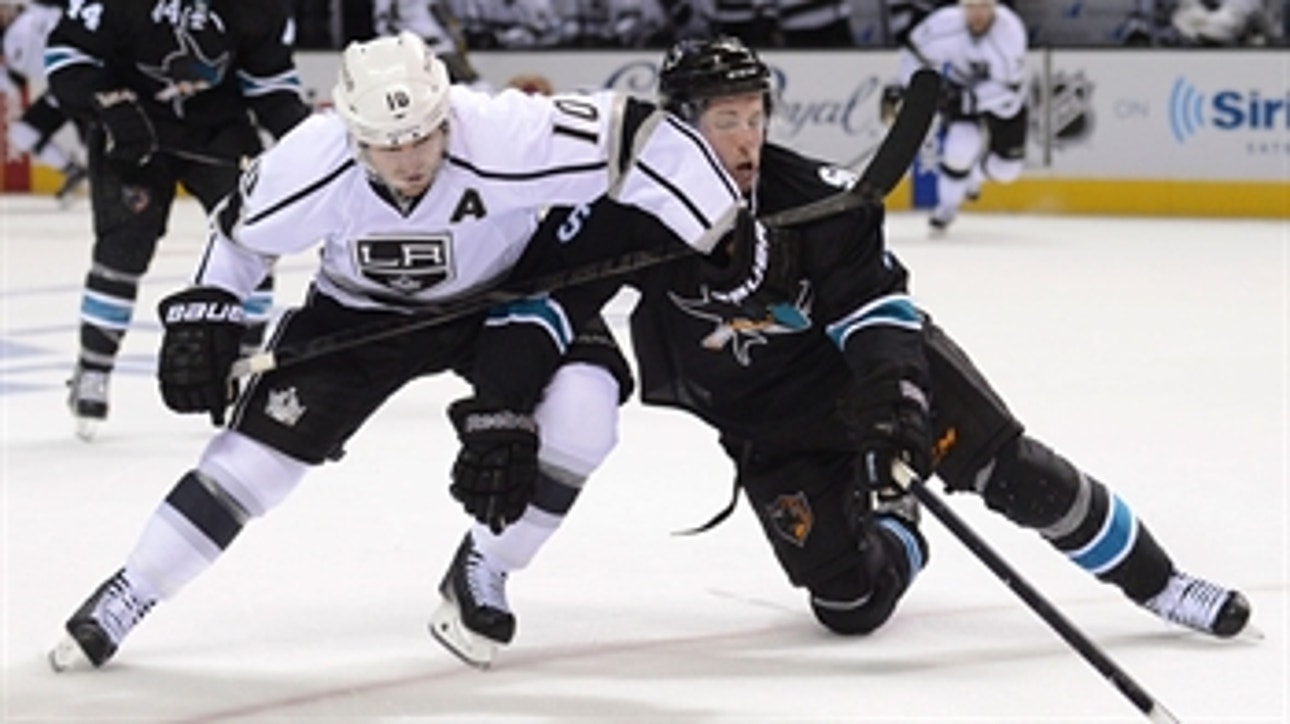 Kings manhandled in Game 1, lose 6-3 to Sharks