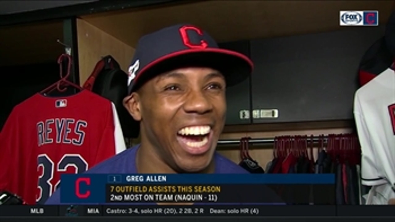Greg Allen was surprised to learn his assist registered 100.8 MPH