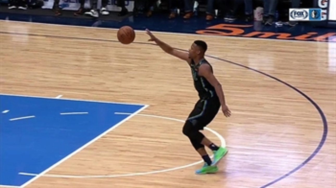 WATCH: Dennis Smith Jr. bounces ball to himself in Dunk of the Year candidate