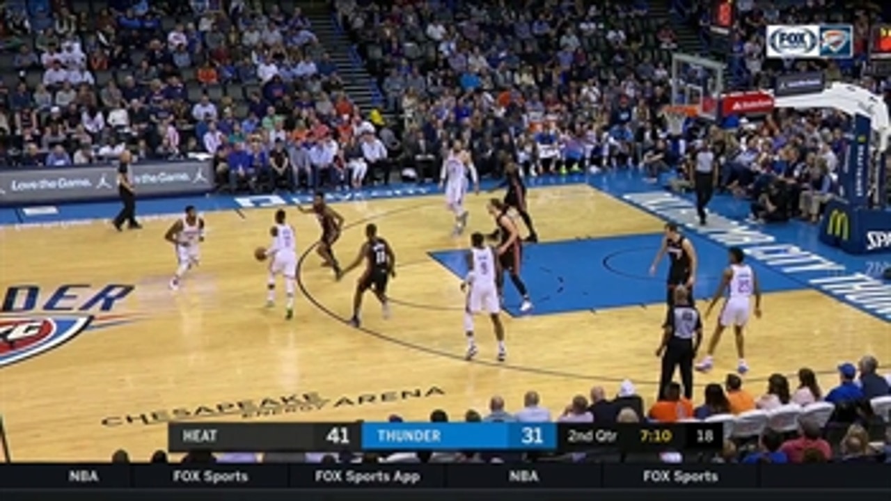 HIGHLIGHTS: Dennis Schroder Knocks it down from Downtown