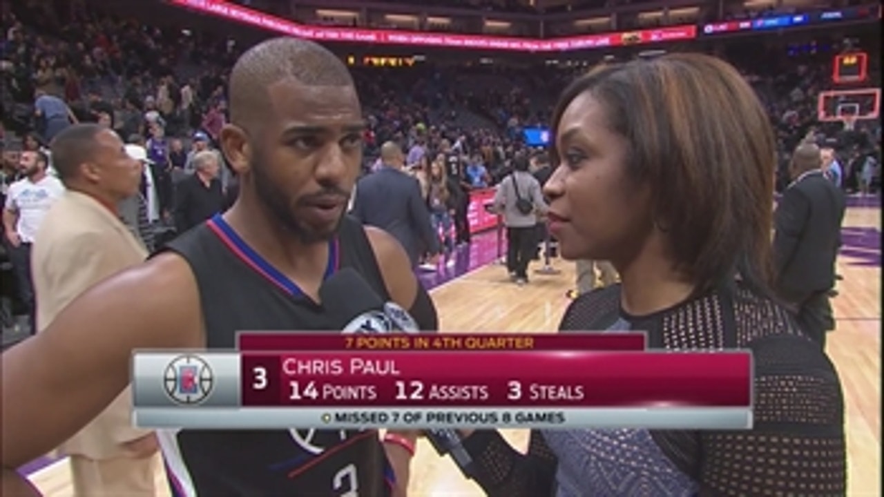 Clippers welcome back Chris Paul with win in Sacramento