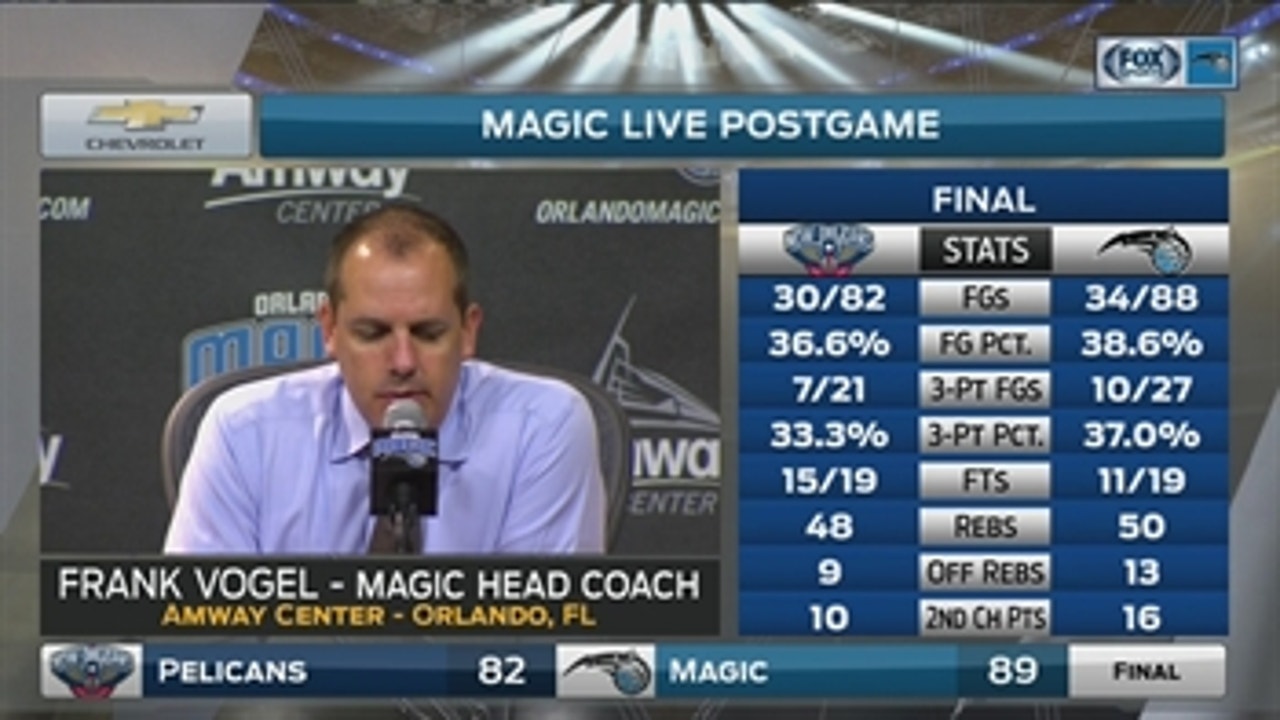 Frank Vogel unhappy with Magic's offensive execution in victory