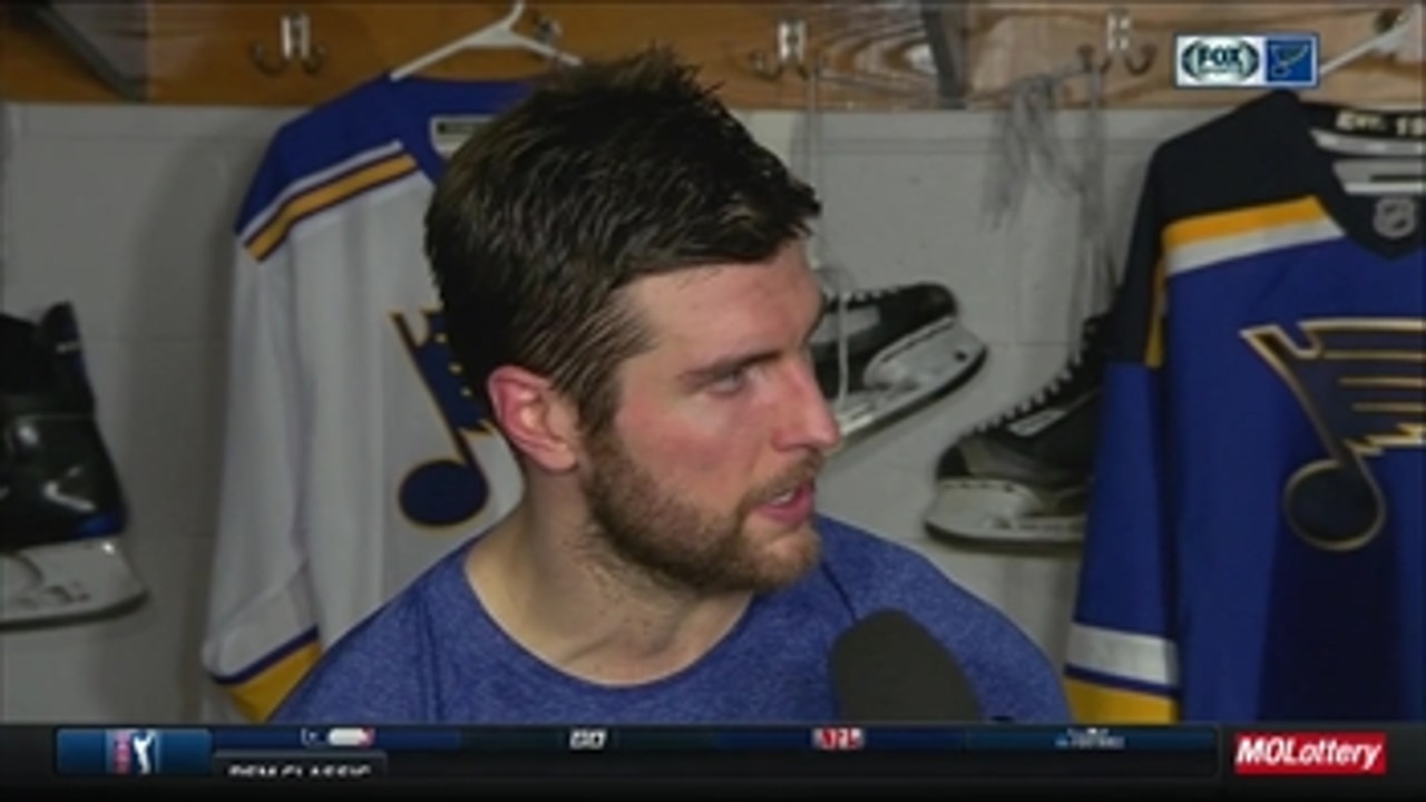 Pietrangelo: 'Even when they scored that second goal there was no panic'
