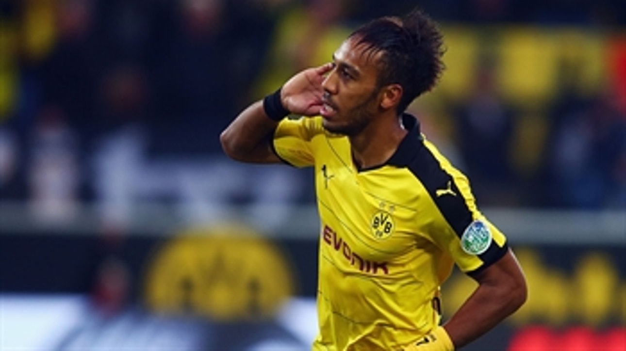Aubameyang pulls one back for Borussia Dortmund - 2015-16 Bundesliga Highlights