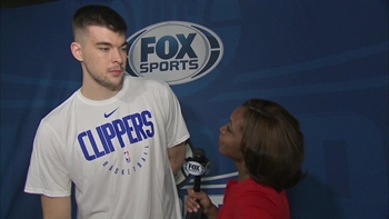 Ivica Zubac chats adjustment to Clippers with Kristina Pink