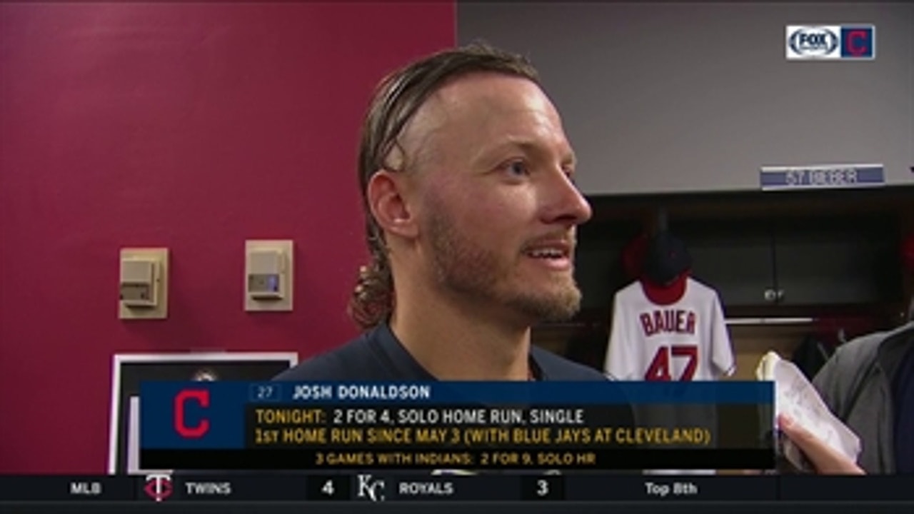 Josh Donaldson admits adrenaline is high & wants to slow game down