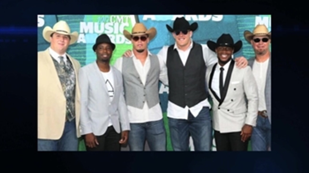J.J. Watt, Texans attend CMT Music Awards