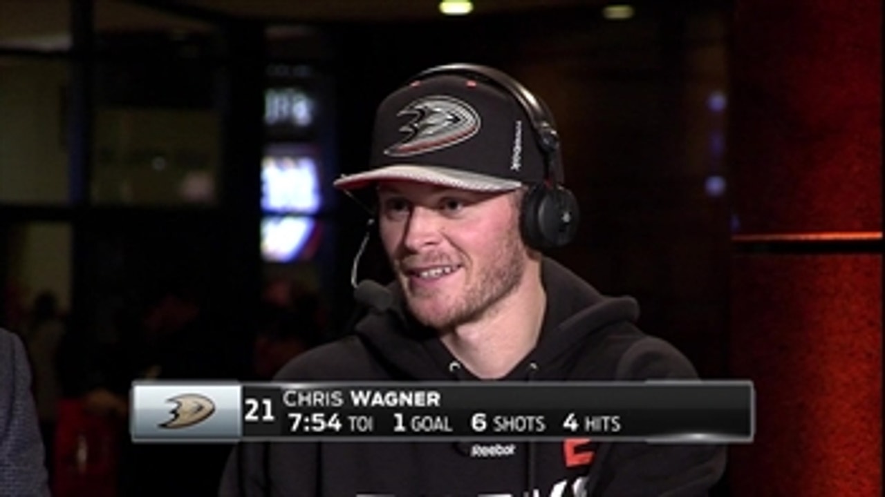 Chris Wagner joins 'Ducks Live' after an OT win