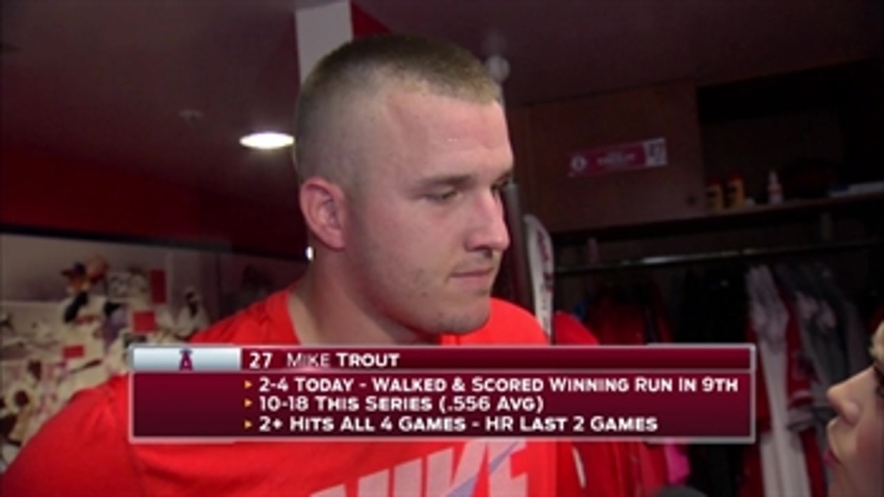 Mike Trout postgame: 'It doesn't matter what people say about us'