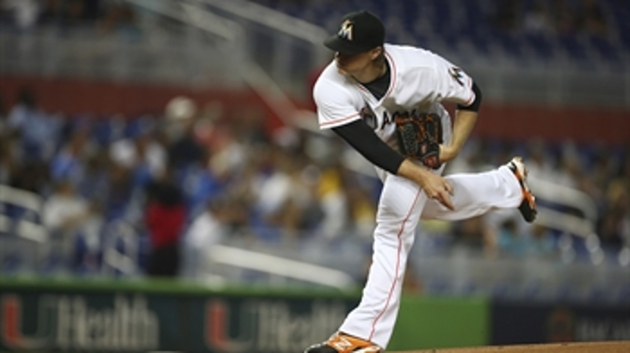 Marlins edged by Wood, Cubs