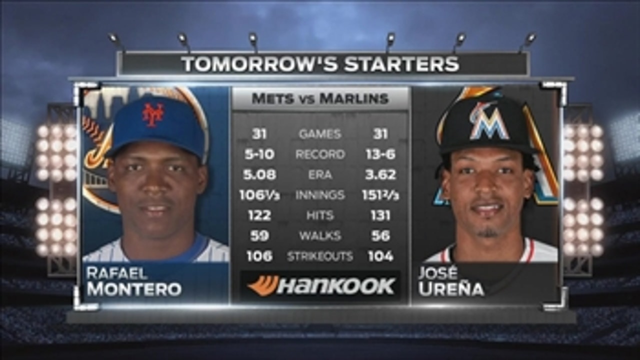 Jose Urena aims to continue strong September in matinee vs. Mets