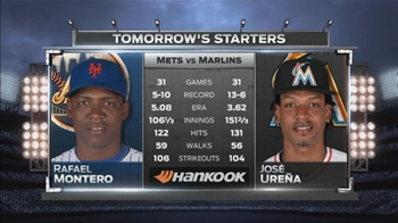 Jose Urena aims to continue strong September in matinee vs. Mets