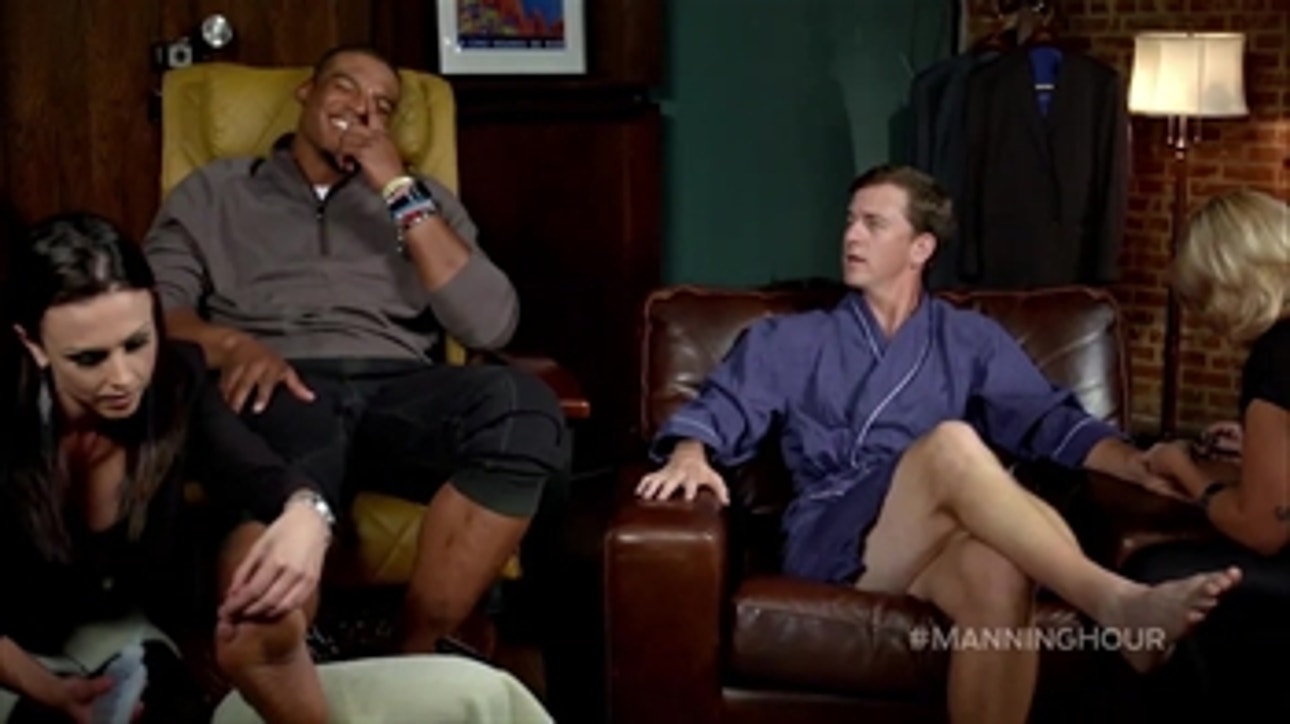 Wait till you see Cam Newton's hilarious trip to the spa with Cooper Manning