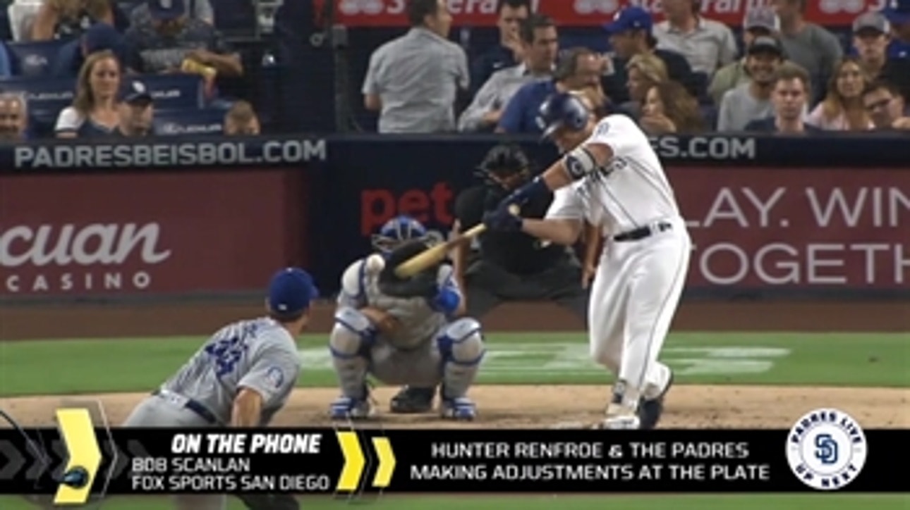 Hunter Renfroe and the Padres are making solid adjustments at the plate