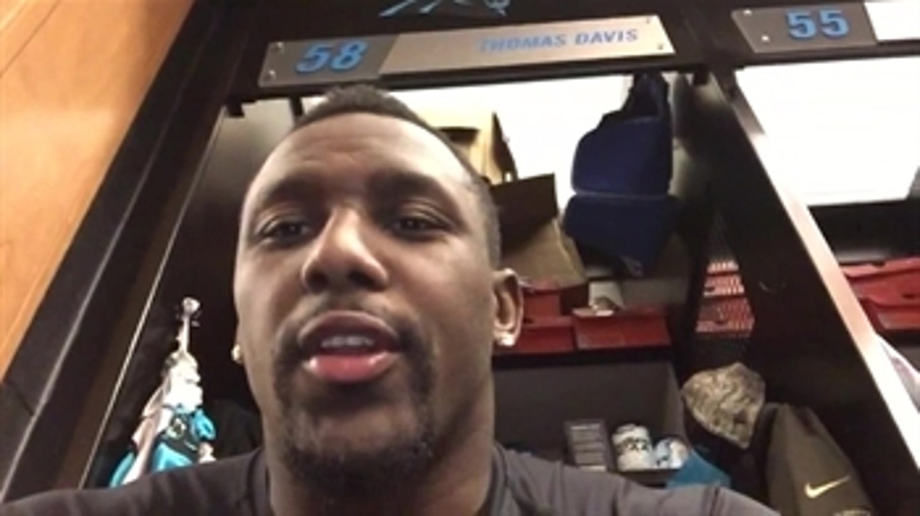 Inside the Panthers locker room with Thomas Davis before the Packers Game - PROcast