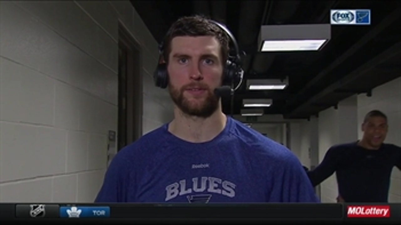 Pietrangelo challenges Panger, Reaves clowns in the background