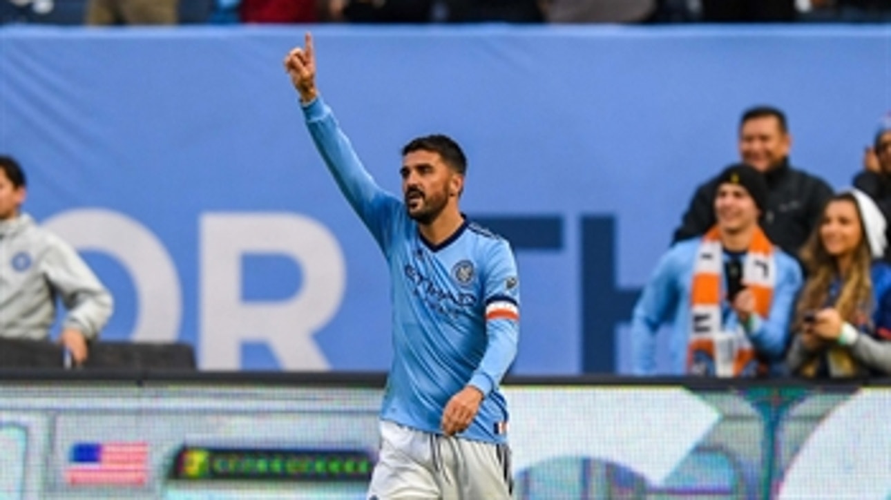 David Villa doubles NYCFC's lead over Philadelphia Union ' Audi 2018 MLS Cup Playoffs