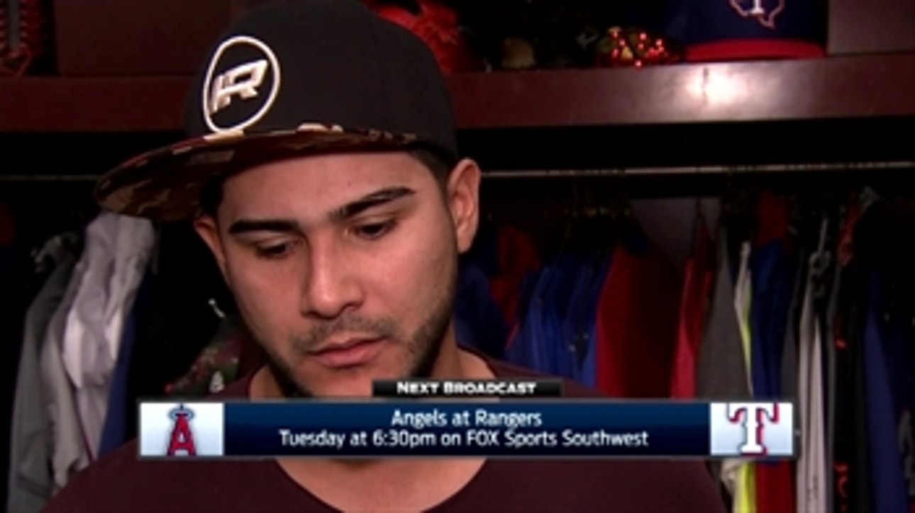 Martin Perez on standing strong, win over Los Angeles
