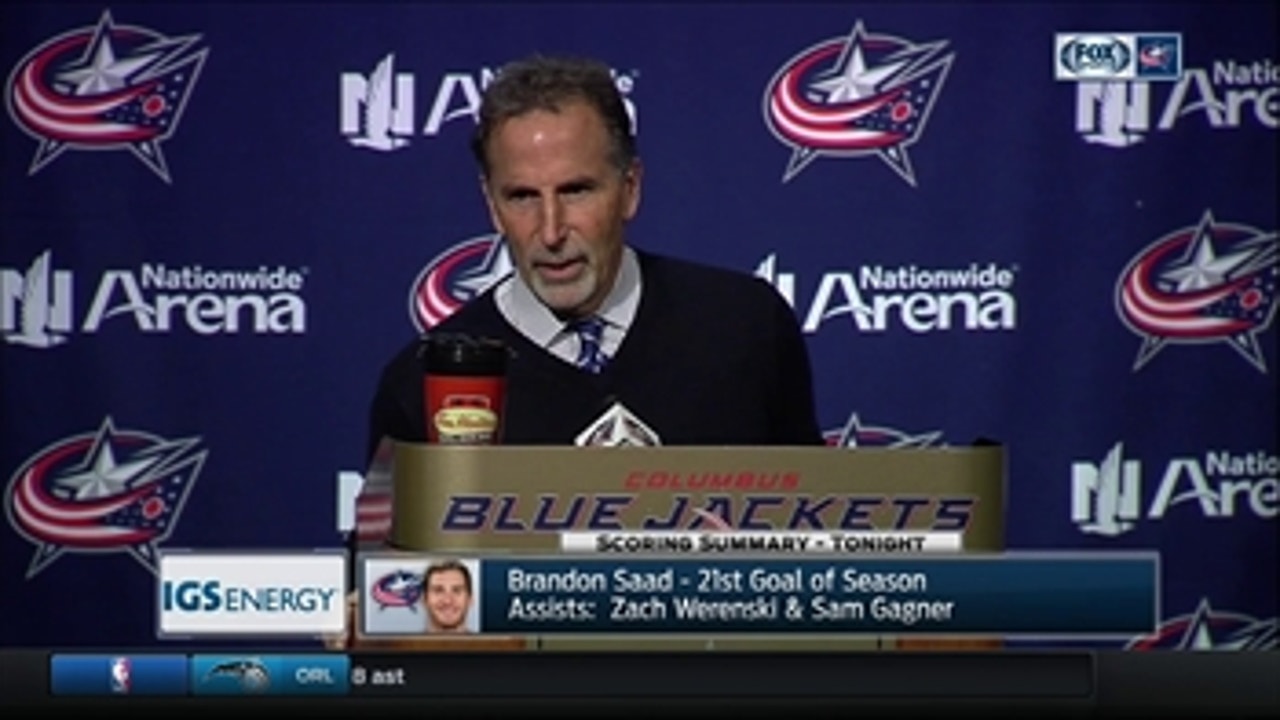 Torts explains where things went awry for Blue Jackets vs. Toronto