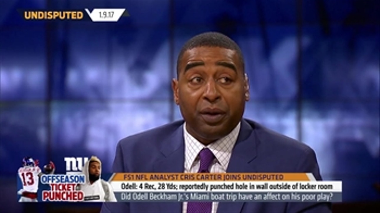 Cris Carter's advice for Odell following the Giants loss to the Packers | UNDISPUTED