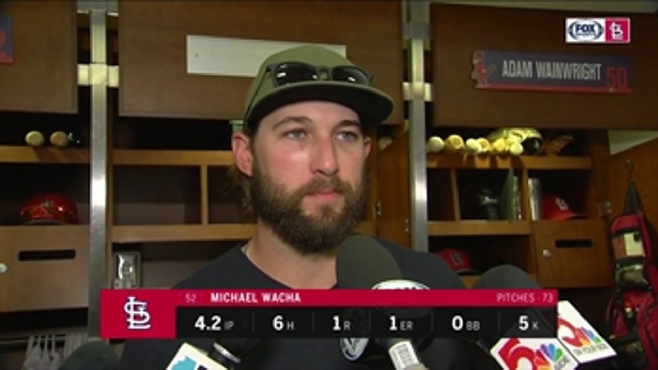 Wacha: 'I was just trying to eat up as many innings as possible' against Astros