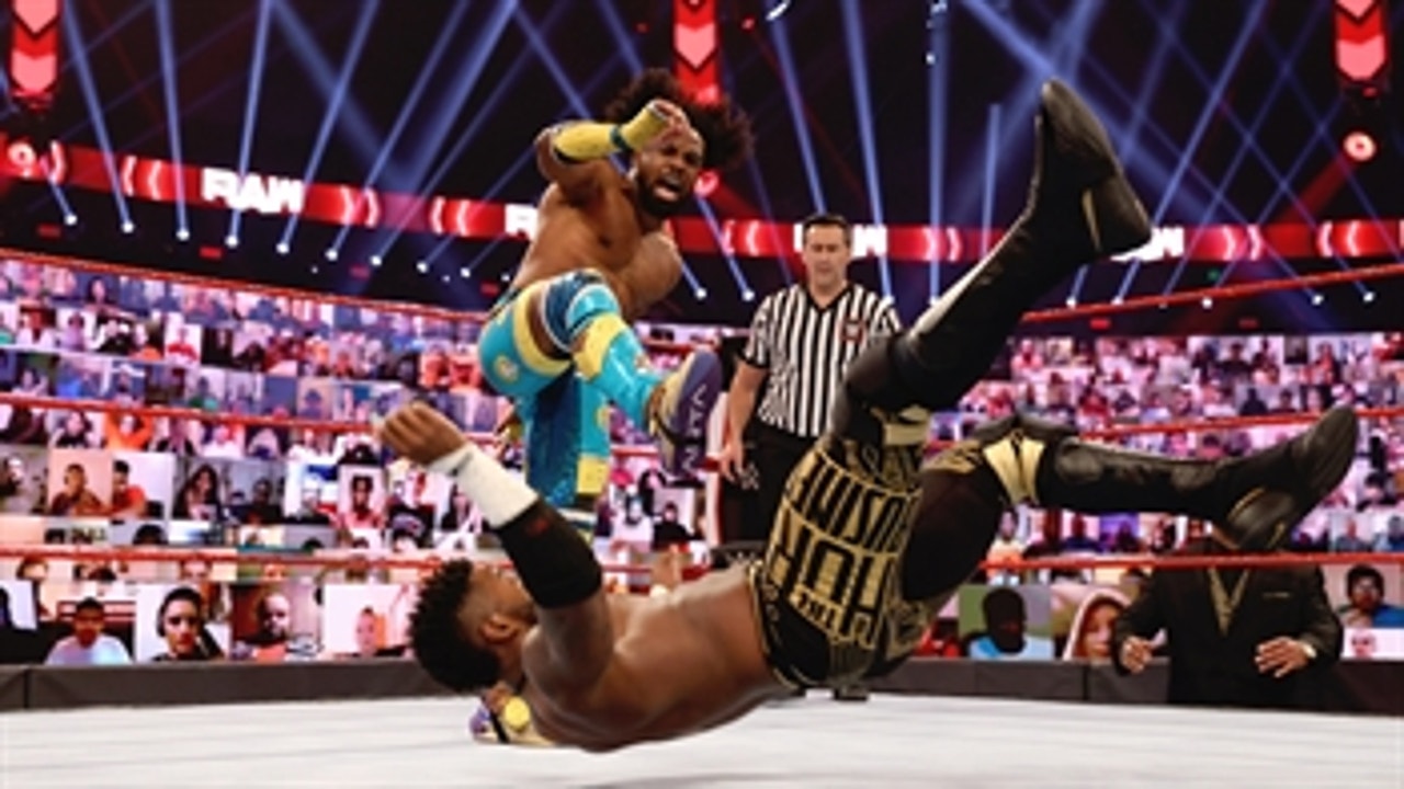 The New Day vs. Shelton Benjamin & Cedric Alexander – Raw Tag Team Championship Match: Raw, Nov. 23, 2020