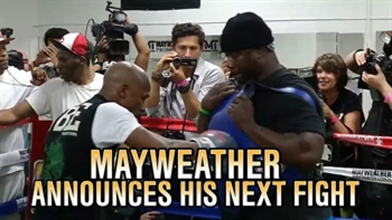 Floyd Mayweather announces his next fight