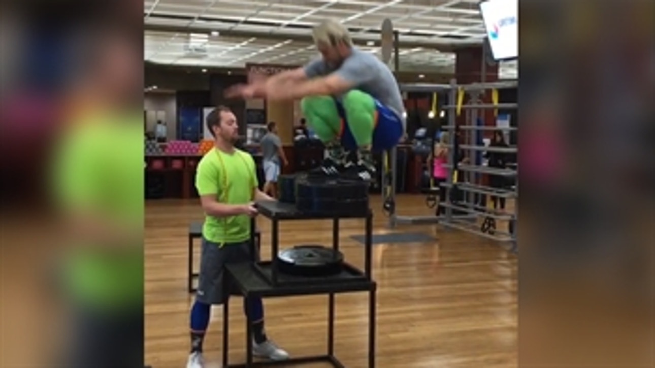 We have one problem with Bryce Harper's 55-inch box jump