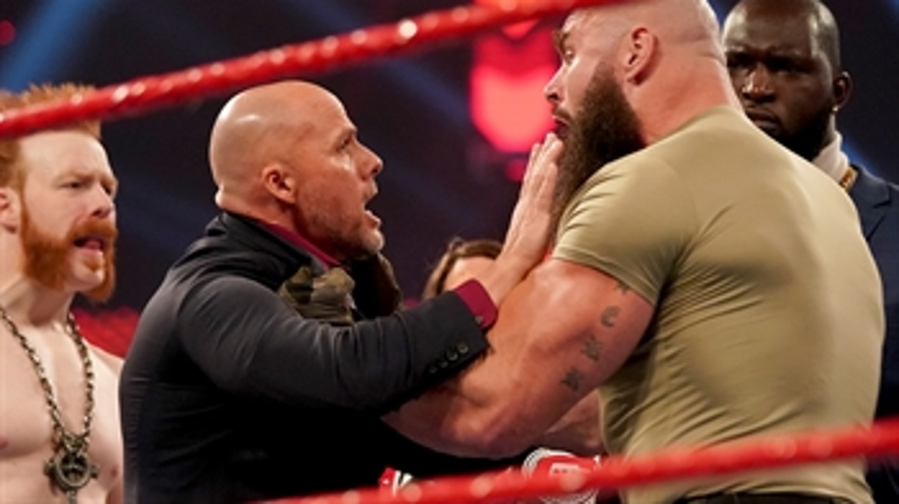 Braun Strowman attacks Adam Pearce amid Team Raw chaos: Raw, Nov. 23, 2020