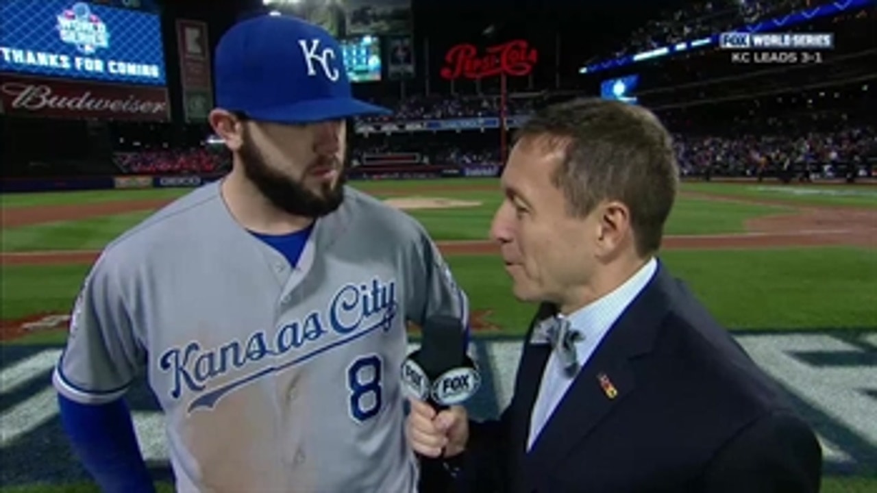 Moustakas on rally: 'It just started with somebody getting on base'