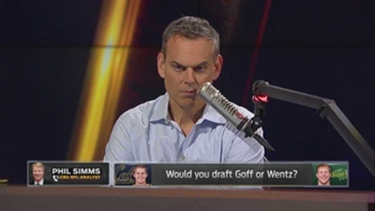 Phil Simms thinks Carson Wentz is the most talented QB in the NFL Draft - 'The Herd'